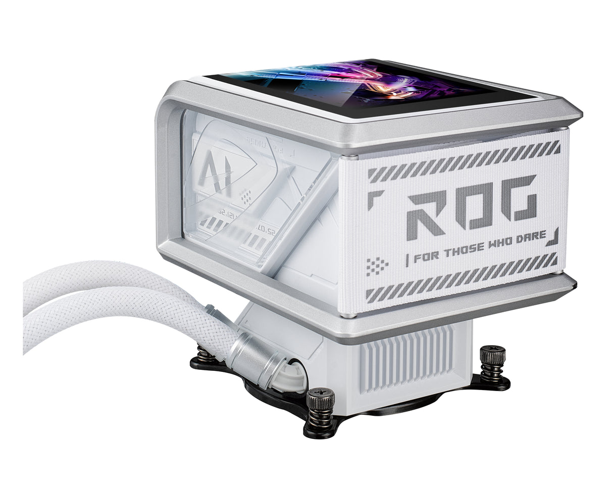 ASUS ROG Ryuo IV SLC 360 ARGB White Edition Prozessor All-in-One-Flüssigkeitskühler 12 cm Weiß