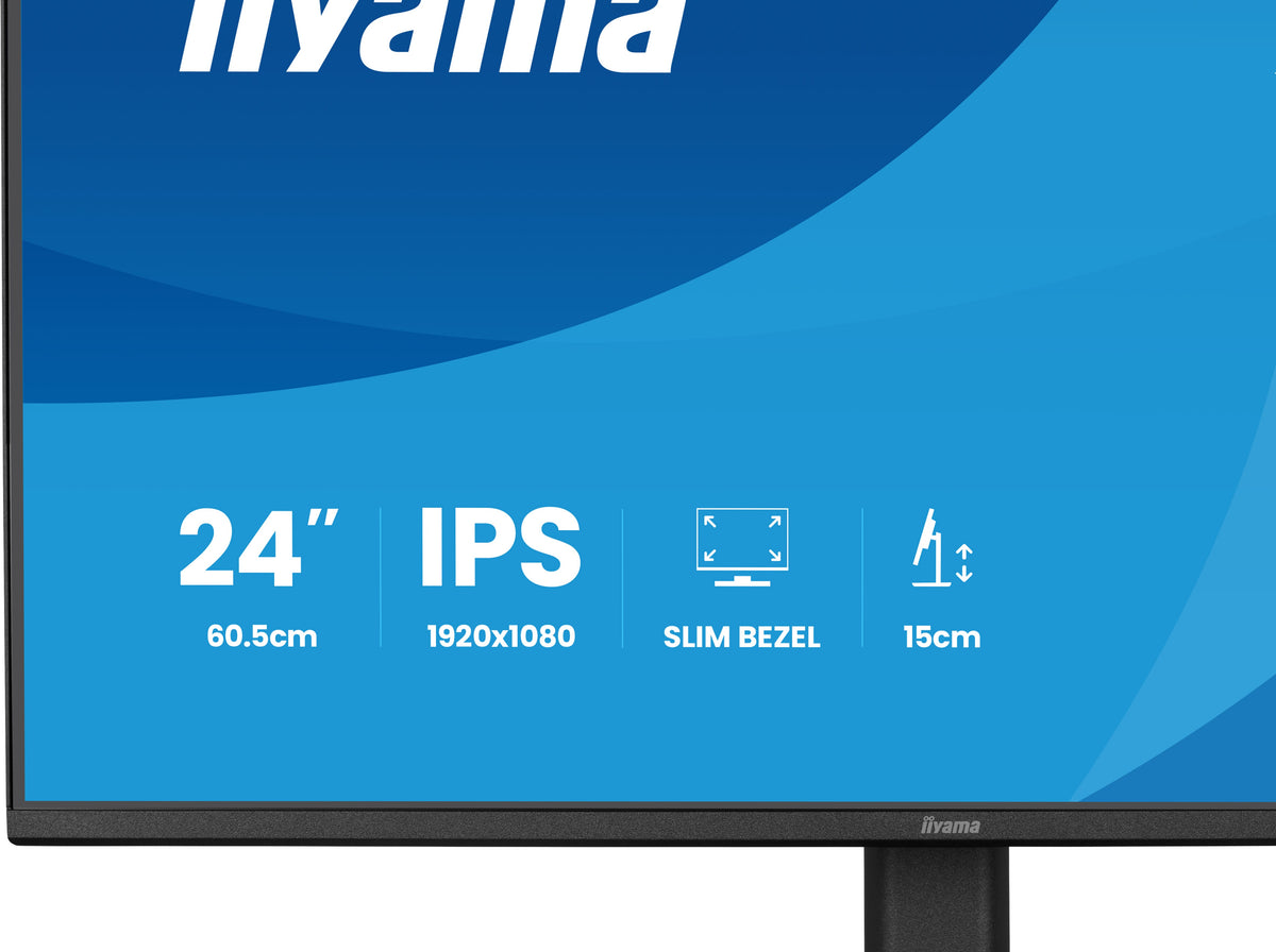 iiyama ProLite XB2491H-B1 Computerbildschirm 60,5 cm (23.8") 1920 x 1080 Pixel Full HD LCD Schwarz