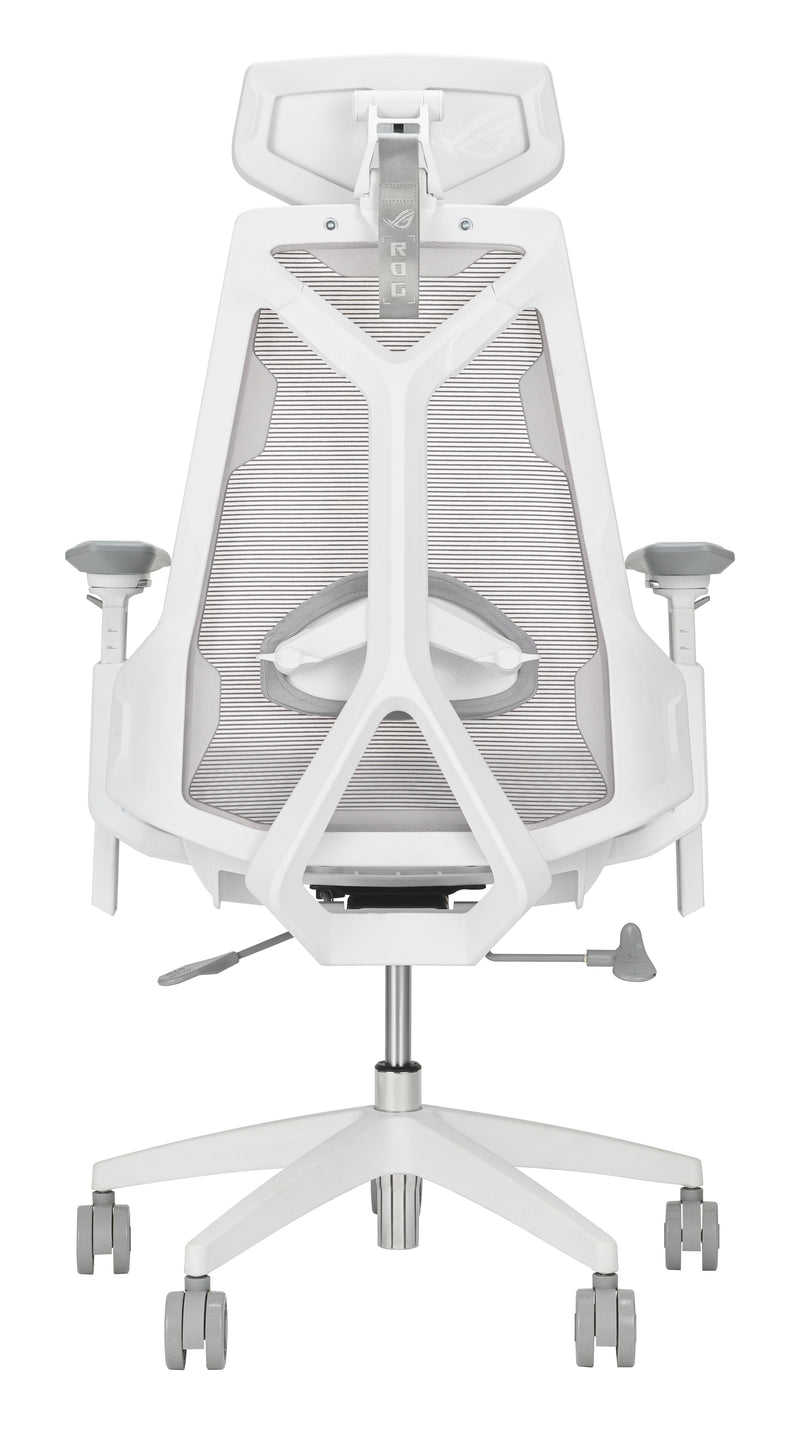 ASUS ROG Destrier Ergo Core White PC-Gamingstuhl Netz-Sitz Weiß