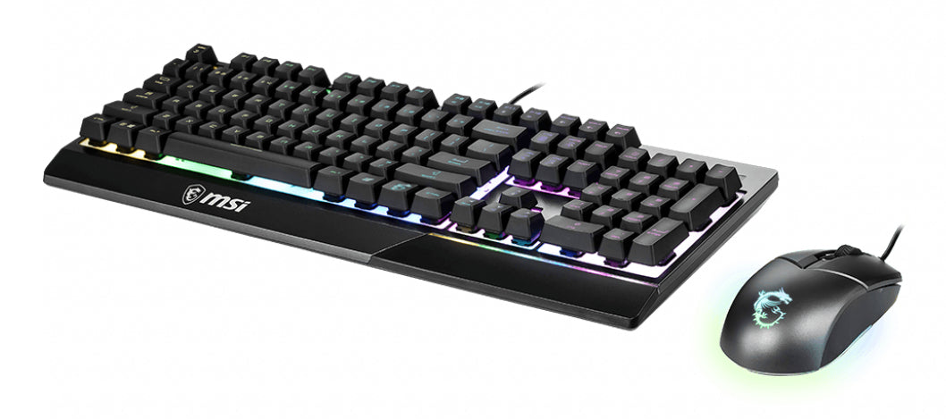 MSI S11-04DE601-CLA Tastatur Maus enthalten Gaming USB QWERTZ Deutsch Schwarz