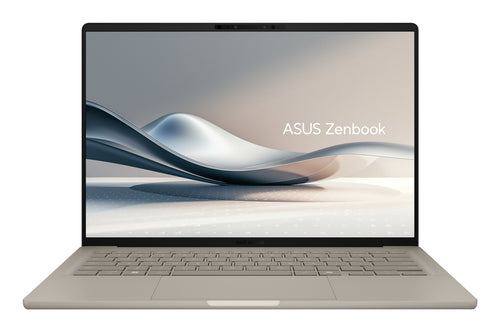 ASUS Zenbook A14 UX3407QA-QD502W Copilot+ PC Snapdragon X1-26-100 Laptop 35,6 cm (14") WUXGA 32 GB LPDDR5x-SDRAM 1 TB SSD Wi-Fi 6E (802.11ax) Windows 11 Home Beige