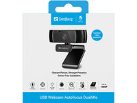 Sandberg 134-38 Webcam 2,07 MP 1920 x 1080 Pixel USB 2.0 Schwarz