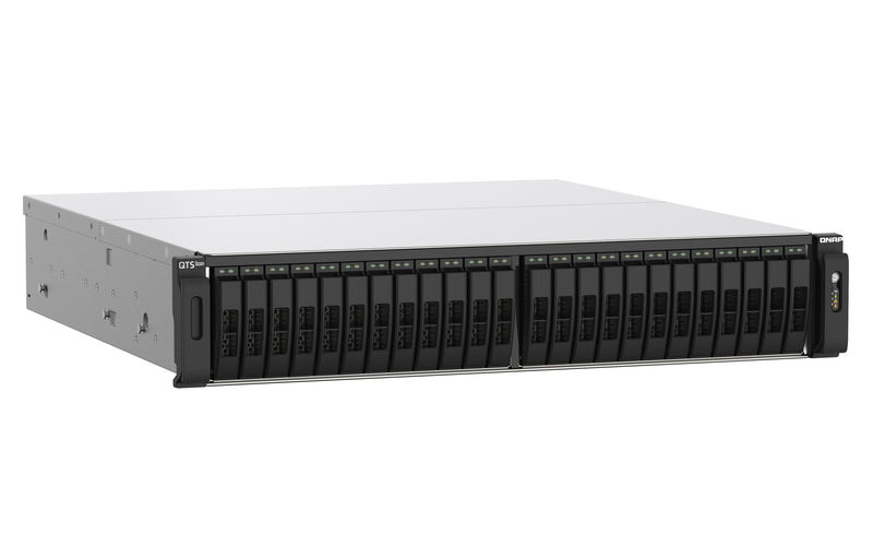 QNAP TS-h2490FU NAS Rack (2U) EPYC 7302P 256 GB DDR4 0 TB QuTS hero Schwarz, Grau