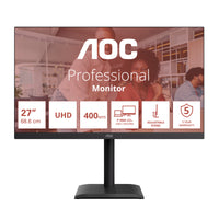 AOC E4 U27E4CV Computerbildschirm 68,6 cm (27") 3840 x 2160 Pixel 4K Ultra HD LED Schwarz