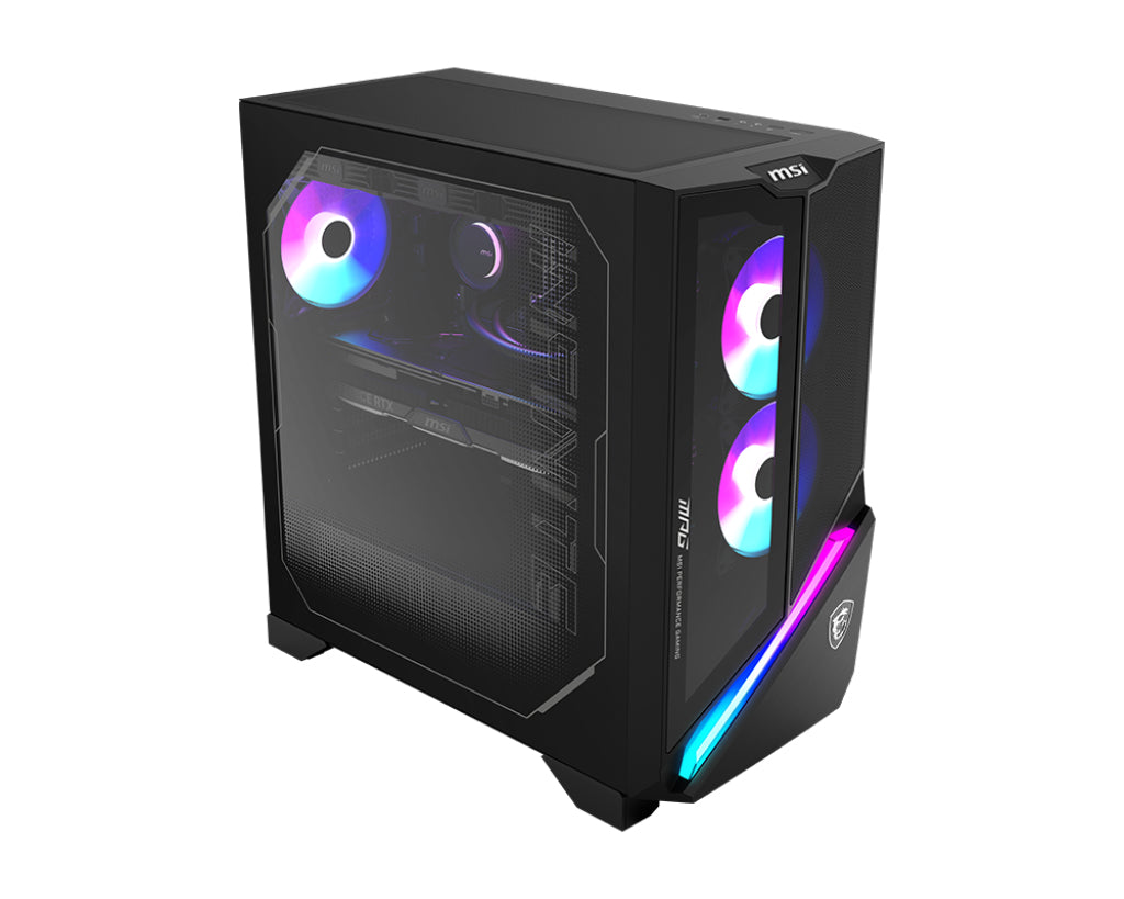 MSI MPG Infinite X3 AI 2NVZ9-032AT Intel Core Ultra 9 285K 64 GB DDR5-SDRAM 1 TB SSD NVIDIA GeForce RTX 5090 Windows 11 Home Desktop PC Schwarz