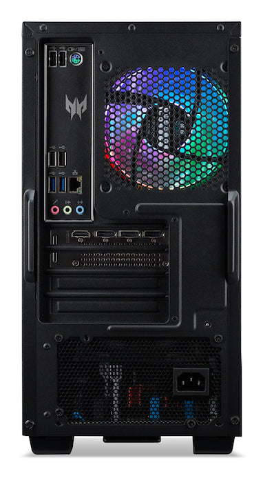 Acer Predator PO3-665_H810 Intel Core Ultra 7 265F 32 GB DDR4-SDRAM 1 TB SSD NVIDIA GeForce RTX 5060 Windows 11 Home Desktop PC Schwarz