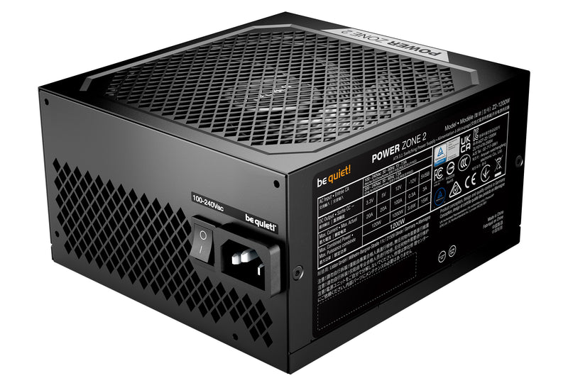 be quiet! POWER ZONE 2 | 1200 W Netzteil 20+4 pin ATX ATX Schwarz