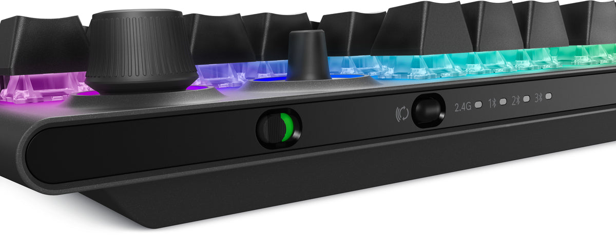Alienware Tri-Mode AW920K Tastatur Gaming USB + RF Wireless + Bluetooth Grau