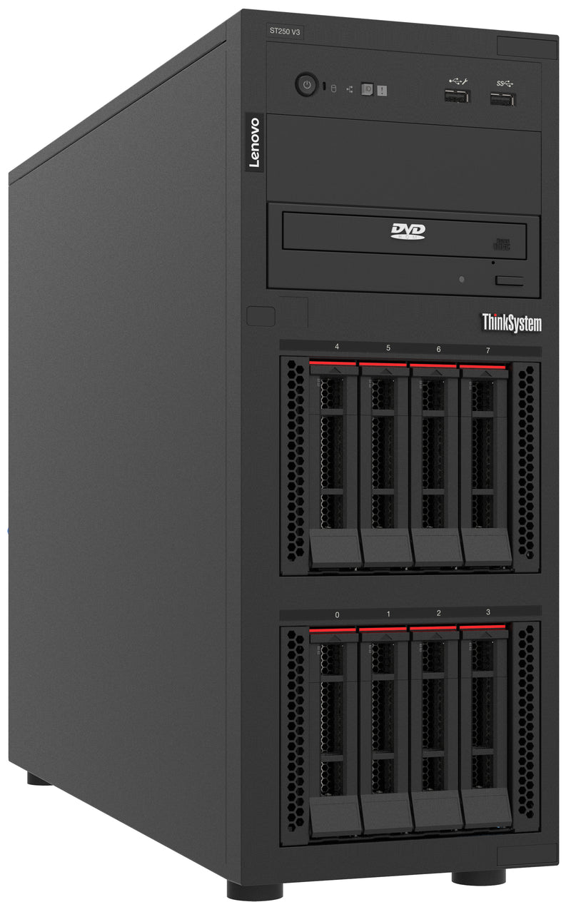 Lenovo ThinkSystem ST250 V3 Server 1,92 TB Tower Intel® Xeon® 6353P 2,7 GHz 32 GB DDR5-SDRAM 800 W