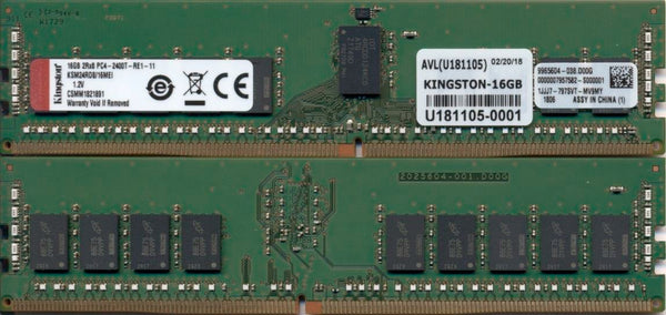 Kingston Technology KSM24RD8/16MEI Speichermodul 16 GB 1 x 16 GB DDR4 288-pin DIMM ECC