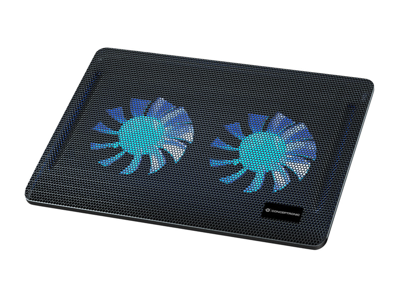 Conceptronic CNBCOOLPAD2F Laptop-Kühlpad mit 2 Lüftern