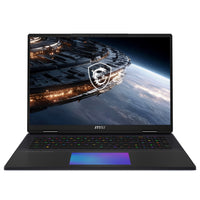 MSI Titan 18 HX A2WJ-1410FRY Intel Core Ultra 9 290HX Plus Laptop 45,7 cm (18") UHD+ 64 GB DDR5-SDRAM 2 TB SSD NVIDIA GeForce RTX 5090 Wi-Fi 7 (802.11be) Windows 11 Pro Schwarz AZERTY Französisch