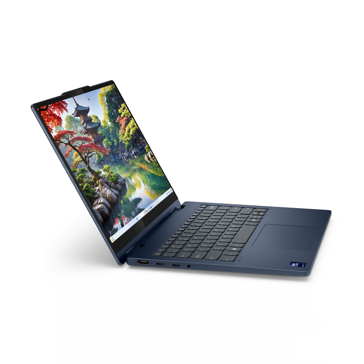 Lenovo IdeaPad 5 2-in-1 16IAL10 Intel Core Ultra 5 225U Hybrid (2-in-1) 40,6 cm (16") Touchscreen WUXGA 16 GB LPDDR5x-SDRAM 512 GB SSD Wi-Fi 6 (802.11ax) Windows 11 Home Schweiz Blau