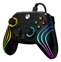 Turtle Beach Afterglow Wave Controller Schwarz Wired RGB Gaming Controller – Lizenziert für Xbox Series X oder S, Xbox One und Windows
