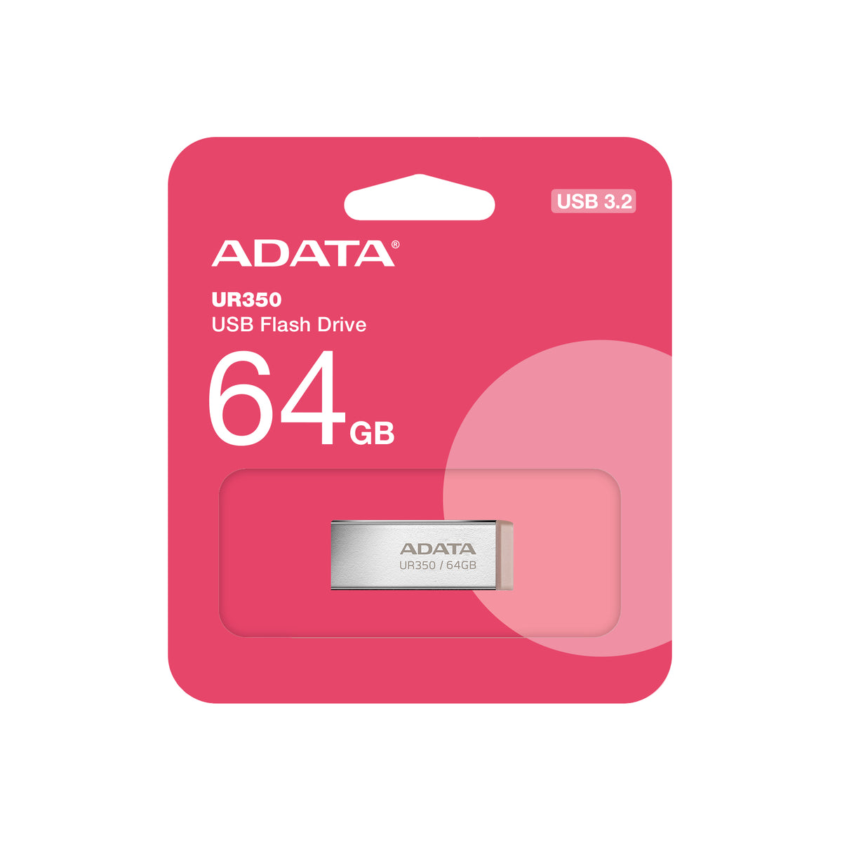 ADATA UR350 USB-Stick 64 GB USB Typ-A 3.2 Gen 1 (3.1 Gen 1) Braun