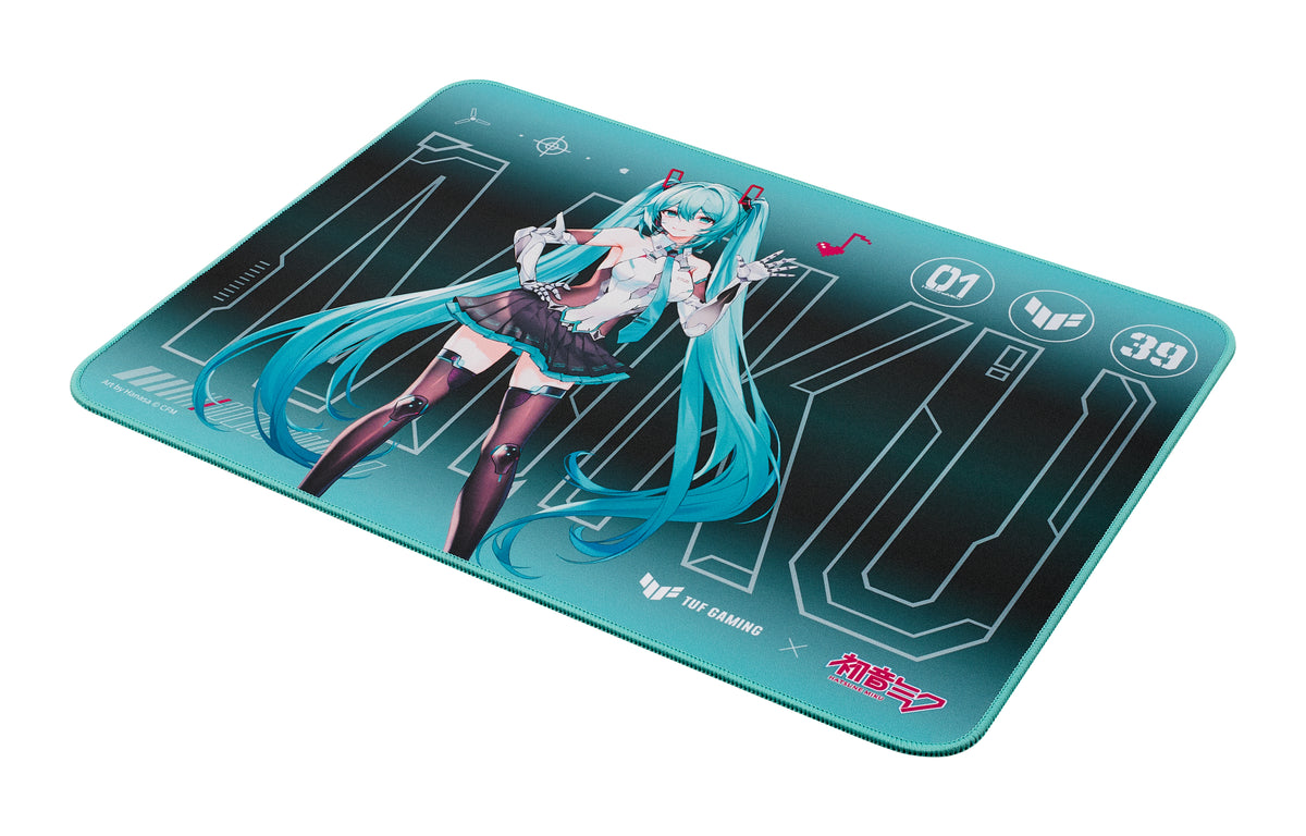 ASUS TUF Gaming P1 Hatsune Miku Edition Gaming-Mauspad Türkis
