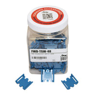Middle Atlantic FWD-TSW-48 Kabel-Organizer Blau 48 Stück(e)
