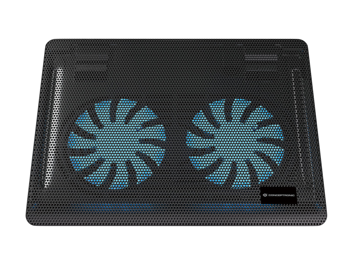 Conceptronic CNBCOOLPAD2F Laptop-Kühlpad mit 2 Lüftern