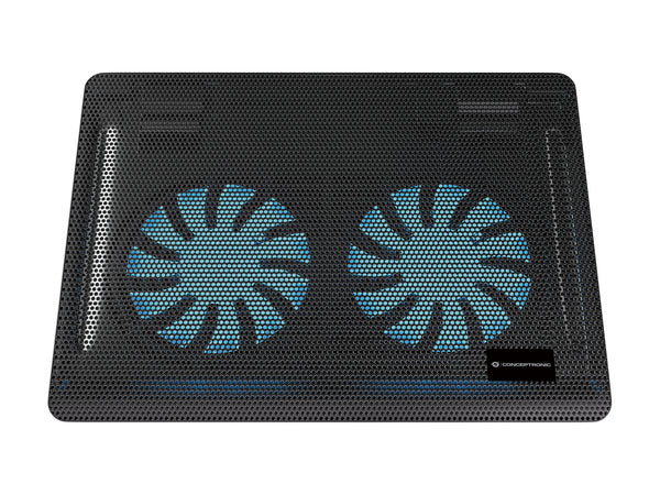Conceptronic CNBCOOLPAD2F Laptop-Kühlpad mit 2 Lüftern