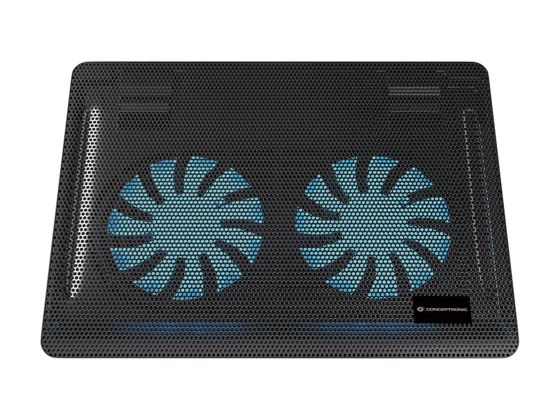 Conceptronic CNBCOOLPAD2F Laptop-Kühlpad mit 2 Lüftern