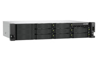 QNAP TS-855EU-RP NAS Rack (2U) Intel Atom® C5125 8 GB DDR4 0 TB QuTS hero Schwarz