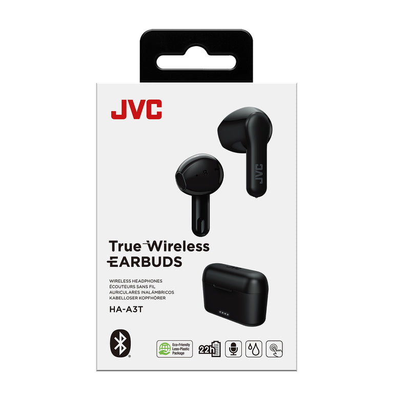 JVC HA-A3T Kopfhörer True Wireless Stereo (TWS) im Ohr Anrufe/Musik Bluetooth Schwarz