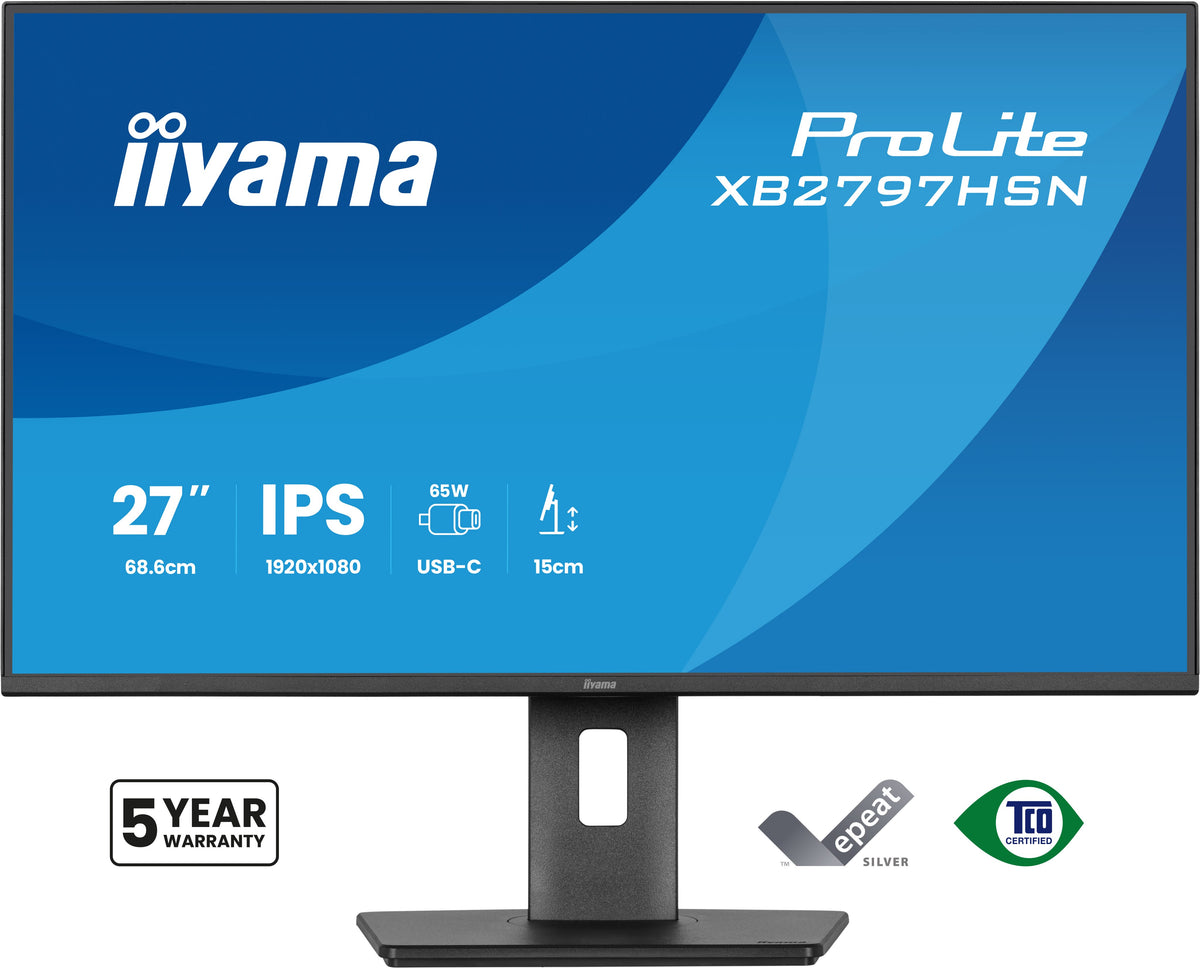 iiyama ProLite XB2797HSN-B1 Computerbildschirm 68,6 cm (27") 1920 x 1080 Pixel Full HD LCD Schwarz