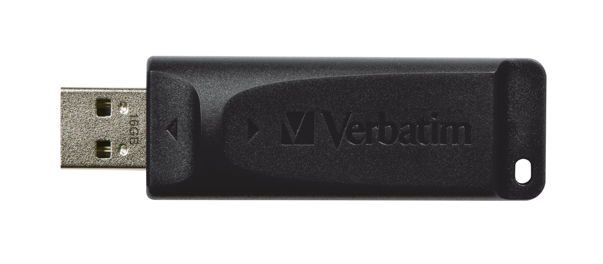Verbatim Slider - USB-Stick 16 GB - Schwarz