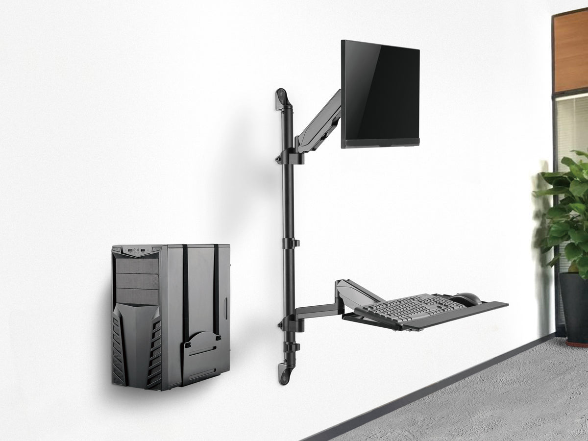 Equip 17"-32" Einzelmonitor-Wandmontage-Arbeitsstation