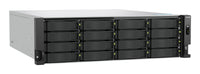 QNAP TS-H1677AXU-RP Speicherserver Rack (3U) AMD Ryzen™ 7 7745 32 GB DDR5 0 TB QNAP QTS Schwarz, Grau