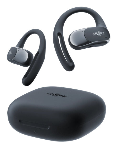 SHOKZ OpenFit Air Kopfhörer Kabellos Ohrbügel Anrufe/Musik/Sport/Alltag Bluetooth Schwarz