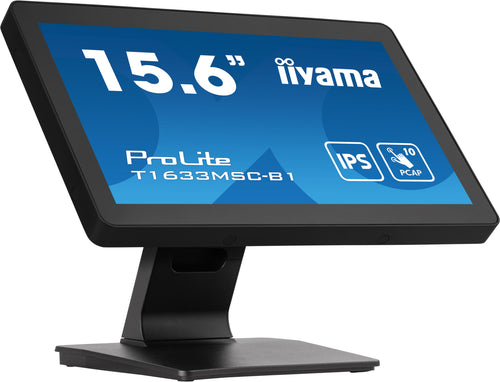 iiyama ProLite T1633MSC-B1 Computerbildschirm 39,6 cm (15.6") 1920 x 1080 Pixel Full HD LCD Touchscreen Schwarz