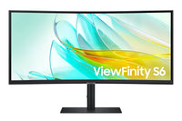 Samsung S65UC Computerbildschirm 86,4 cm (34") 3440 x 1440 Pixel UltraWide Quad HD LCD Schwarz