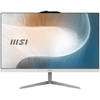 MSI Modern AM242 1M-2222EU Intel Core 3 100U 60,5 cm (23.8") 1920 x 1080 Pixel All-in-One-PC 8 GB DDR5-SDRAM 512 GB SSD Windows 11 Pro Wi-Fi 6E (802.11ax) Schwarz