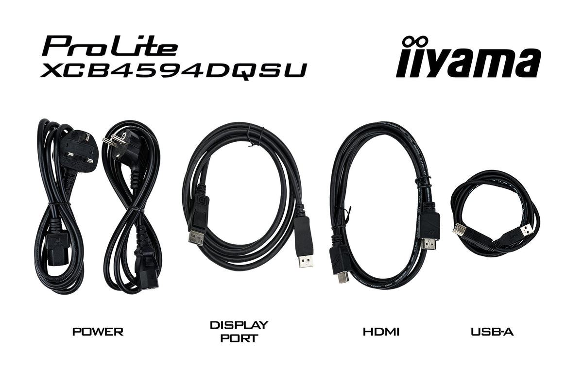iiyama ProLite XCB4594DQSU-B1 Computerbildschirm 113 cm (44.5") 5120 x 1440 Pixel Dual QHD LED Schwarz