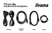 iiyama ProLite XCB4594DQSU-B1 Computerbildschirm 113 cm (44.5") 5120 x 1440 Pixel Dual QHD LED Schwarz