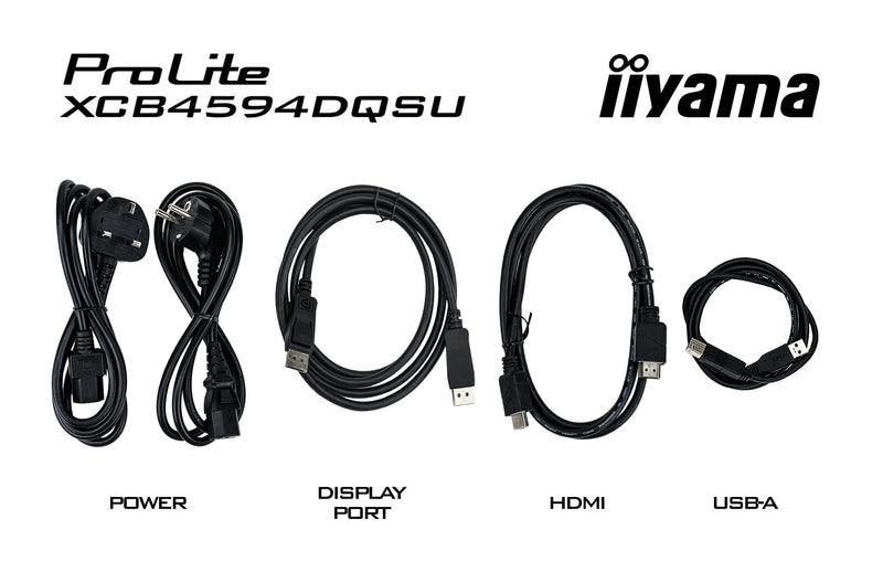 iiyama ProLite XCB4594DQSU-B1 Computerbildschirm 113 cm (44.5") 5120 x 1440 Pixel Dual QHD LED Schwarz