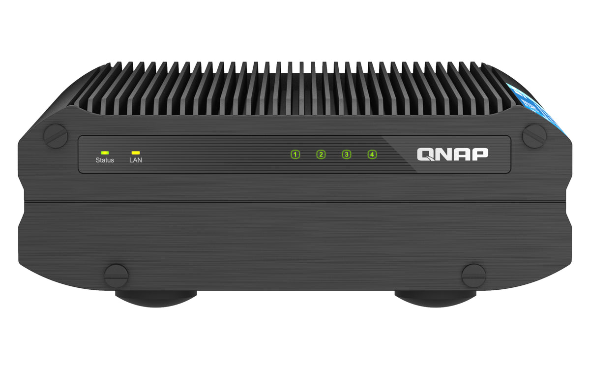 QNAP TS-I410X NAS Tower Intel Atom® x6425E 8 GB 0 TB QNAP QTS Schwarz