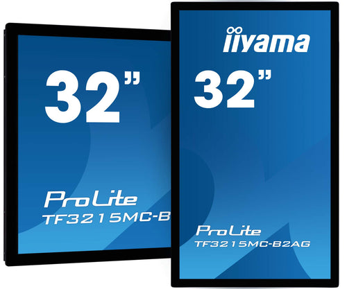 iiyama ProLite TF3215MC-B2AG Computerbildschirm 80 cm (31.5") 1920 x 1080 Pixel Full HD LED Touchscreen Kiosk Schwarz