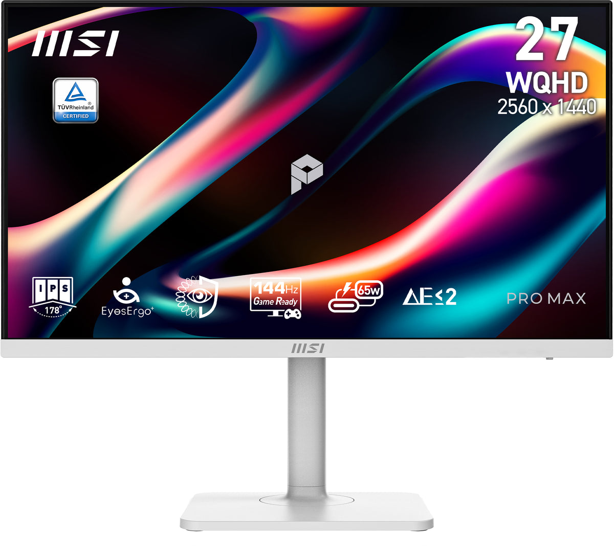 MSI PRO MAX 271QPHW E14 Computerbildschirm 68,6 cm (27") 2560 x 1440 Pixel Wide Quad HD LCD Weiß