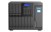 QNAP TS-1655 NAS Tower Intel Atom® C5125 8 GB DDR4 0 TB QNAP Turbo System Schwarz