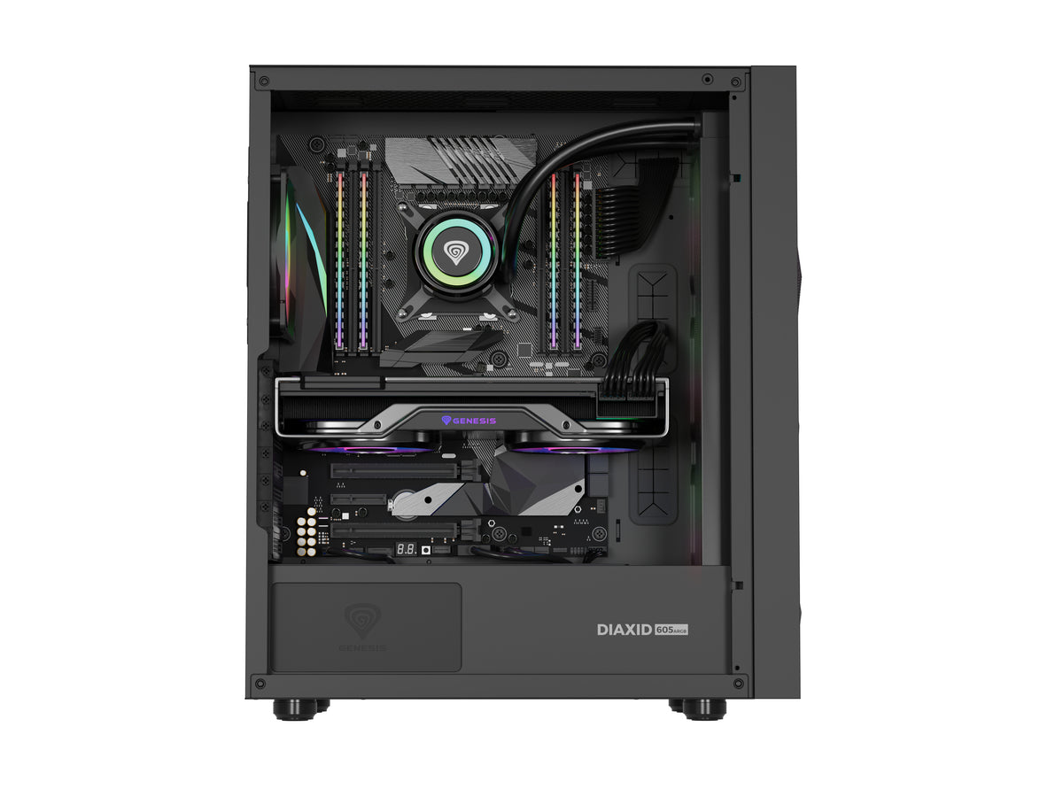 GENESIS Diaxid 605 ARGB Midi Tower Schwarz