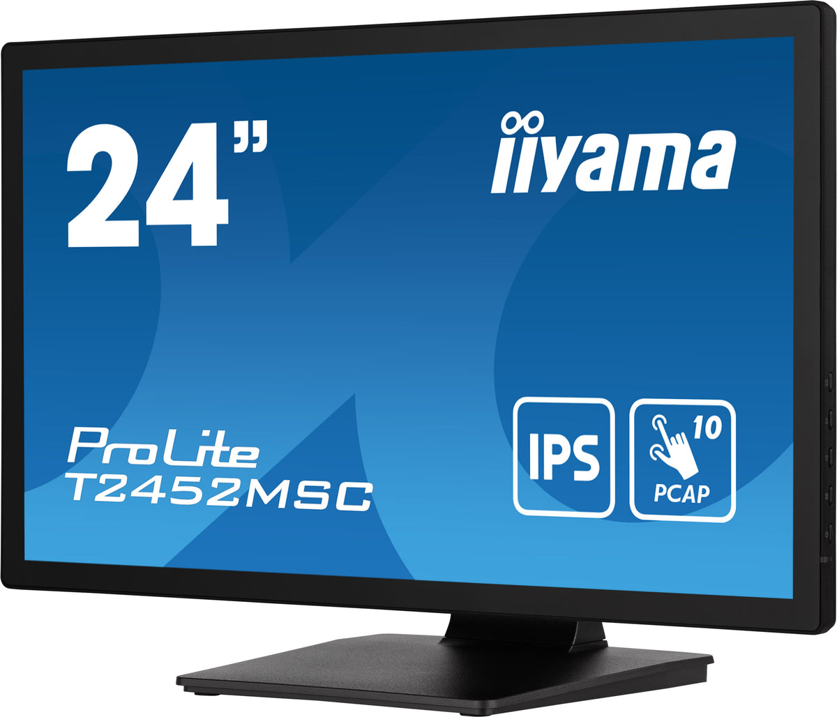 iiyama ProLite T2452MSC-B1 Computerbildschirm 60,5 cm (23.8") 1920 x 1080 Pixel Full HD LCD Touchscreen Multi-Nutzer Schwarz
