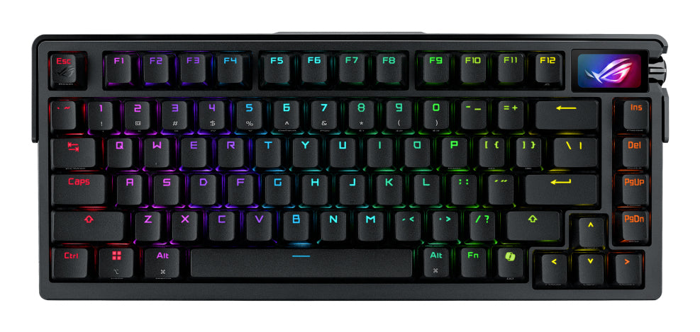 ASUS ROG Azoth Extreme Tastatur Gaming USB + RF Wireless + Bluetooth QWERTZ Französisch Schwarz