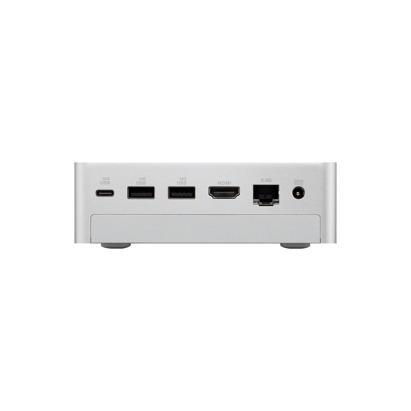 ASUS Ascent QN10 QN10-VQ0008NN Copilot+ PC Snapdragon X2E-88-100 32 GB LPDDR5x-SDRAM 512 GB SSD Windows 11 Pro Mini PC Mini-PC Silber
