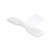 StarTech.com 9 cm Kabelschilder, 100 Stück, Weiß, Klettverschluss mit Beschriftungsfeld, Klettband Kabelbinder/Kabeletiketten für Kabelmarkierung, Kabelbeschriftung