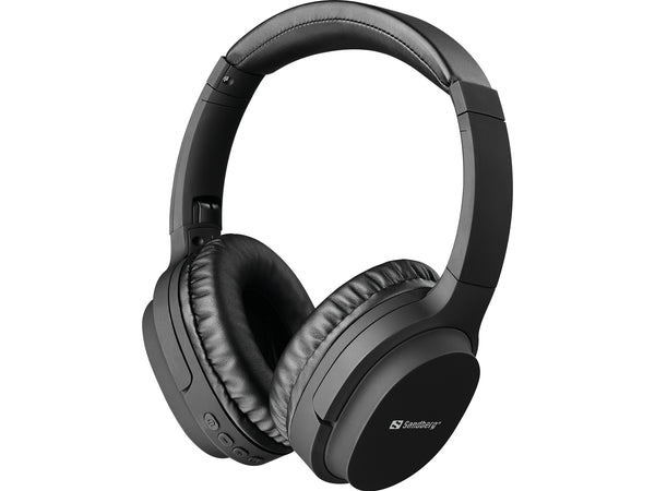 Sandberg 126-37 Kopfhörer & Headset Verkabelt & Kabellos Kopfband Anrufe/Musik USB Typ-C Bluetooth Schwarz