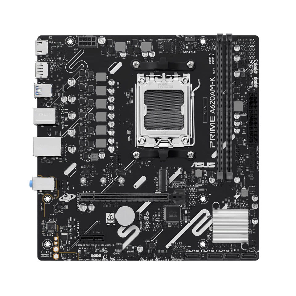 ASUS PRIME A620AM-K AMD A620A Sockel AM5 micro ATX