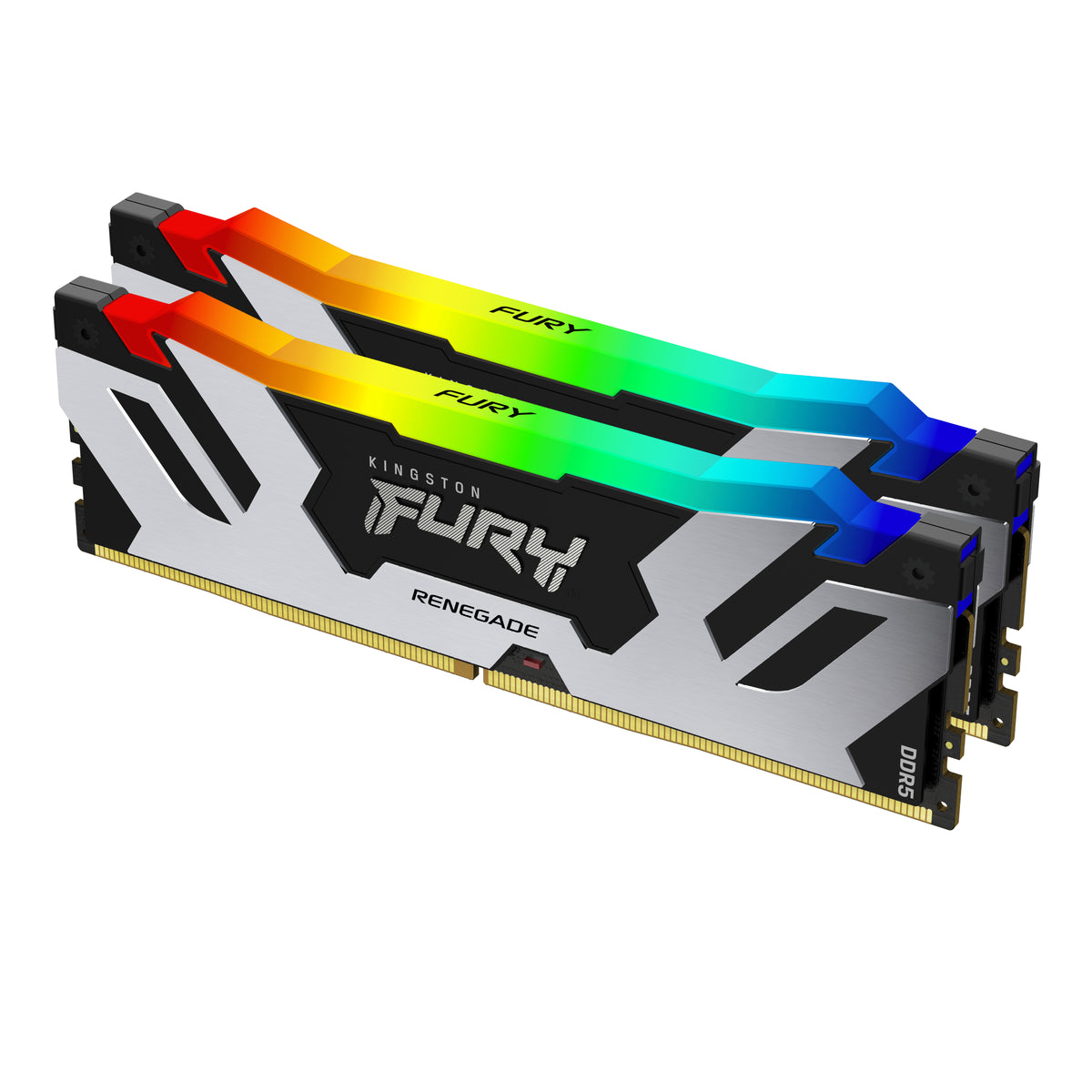Kingston Technology FURY 48GB 8000MT/s DDR5 CL38 DIMM (2er-Kits) Renegade RGB Silver