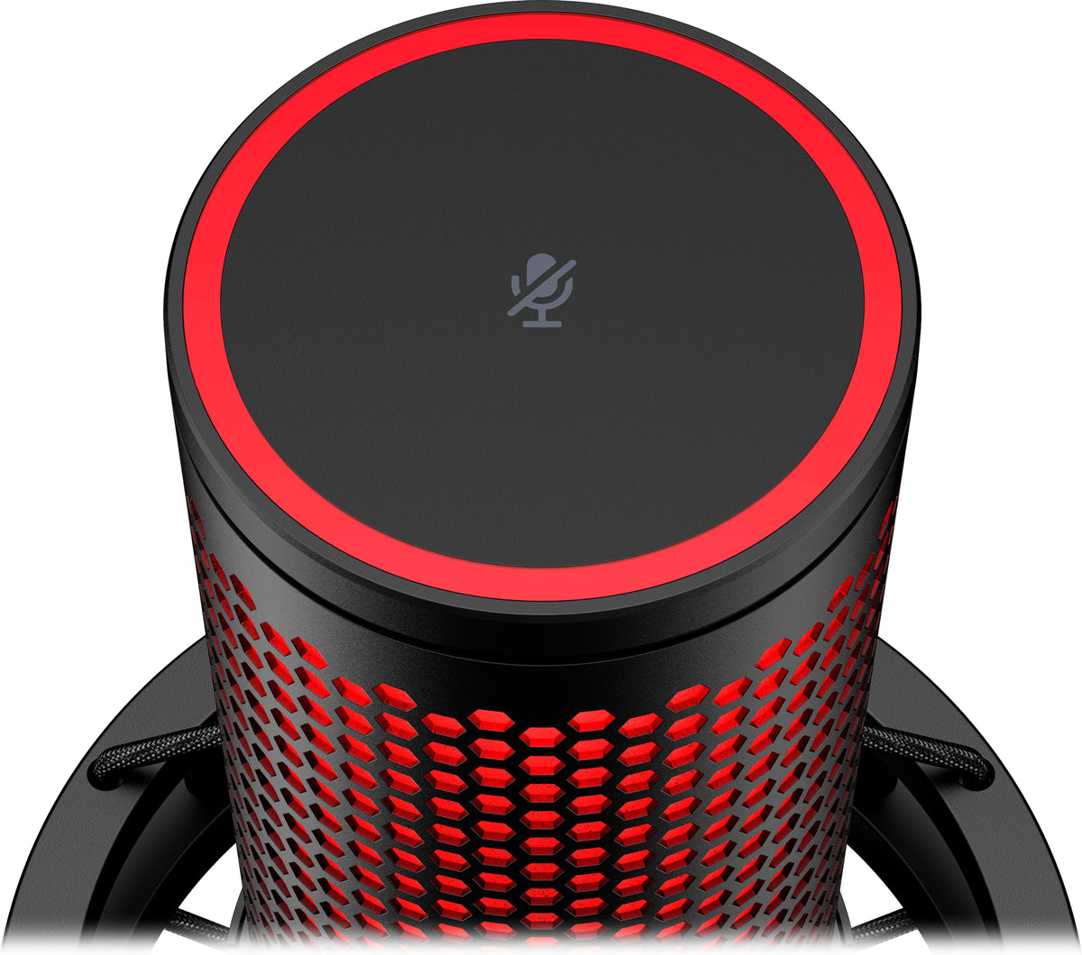 HyperX QuadCast 2 - USB Microphone (Black) Schwarz Podcast-Mikrofon